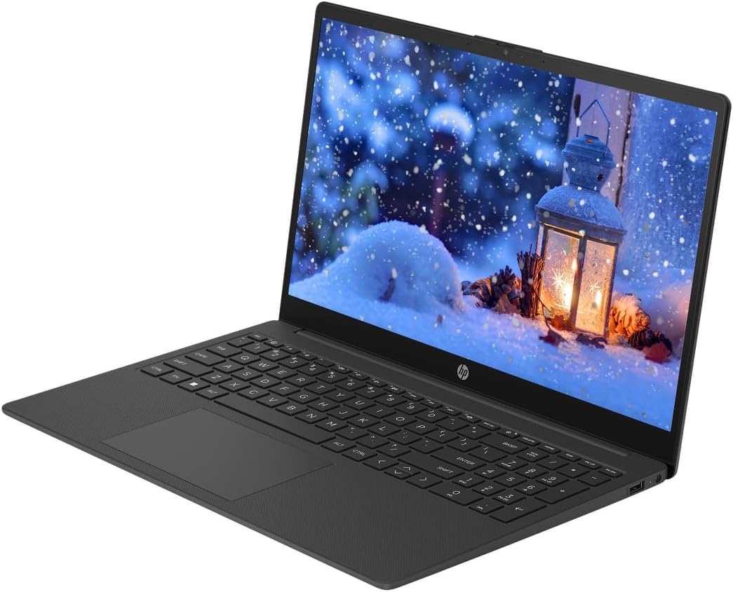 HP 15.6' FHD Touchscreen Business & Student Laptop, 16GB RAM 512GB SSD, 8-Cores AMD Ryzen 7 Processor, Windows 11, Copilot AI-Ready, Numeric Keypad, PLUSERA Earphones & 8-in-1 Hub Included, Black