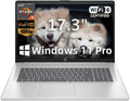 HP 17.3' Business Student Laptop, AMD 6-Core Ryzen 5 7430U, FHD IPS Display (1920 x 1080), Wi-Fi 6, Win 11 Pro, 32 GB RAM, 2TB SSD, Natural Silver