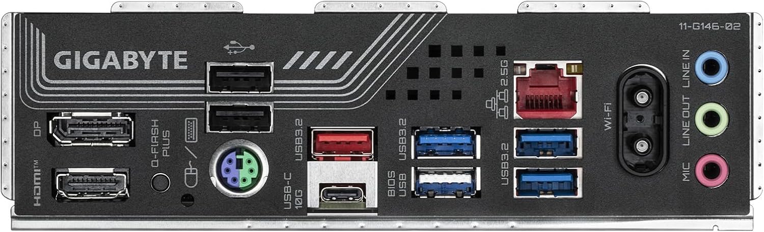 GIGABYTE B850 Gaming X WIFI6E AMD AM5 ATX Motherboard, Support AMD Ryzen 9000/8000/7000 Series, DDR5, 12+2+2 Power Phase, 3X M.2, PCIe 5.0, USB-C, WIFI6E, 2.5GbE LAN, EZ-Latch, 5-Year Warranty