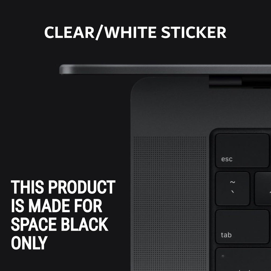 Synerlogic (1000pcs) Mac OS Shortcuts Sticker for Air/Pro | Keyboard Stickers for macOS | Laminated Vinyl MacBook Cheatsheet | MacBook Shortcuts 2026 (Clear/White1000pk)