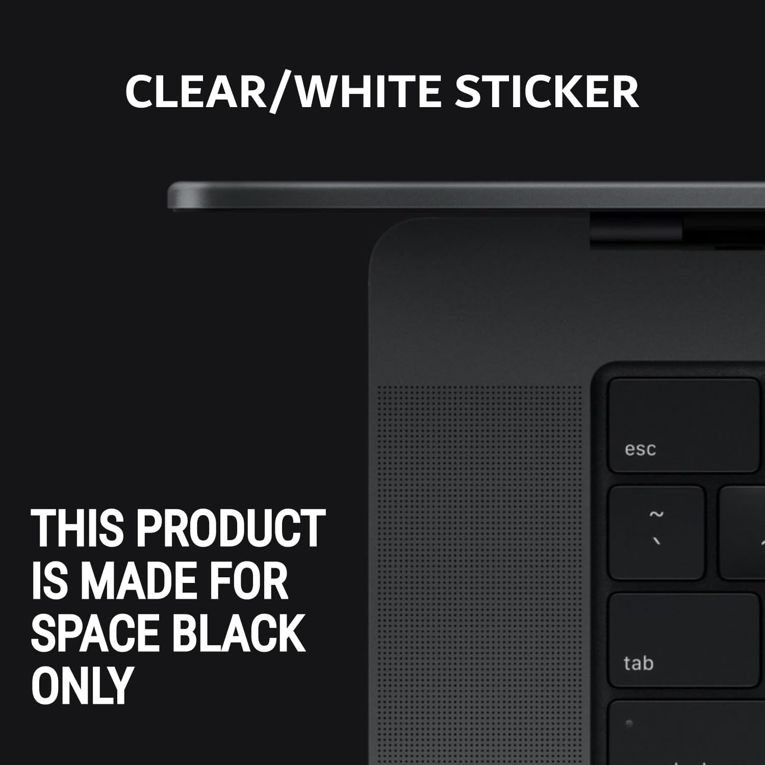 Synerlogic (1000pcs) Mac OS Shortcuts Sticker for Air/Pro | Keyboard Stickers for macOS | Laminated Vinyl MacBook Cheatsheet | MacBook Shortcuts 2026 (Clear/White1000pk)