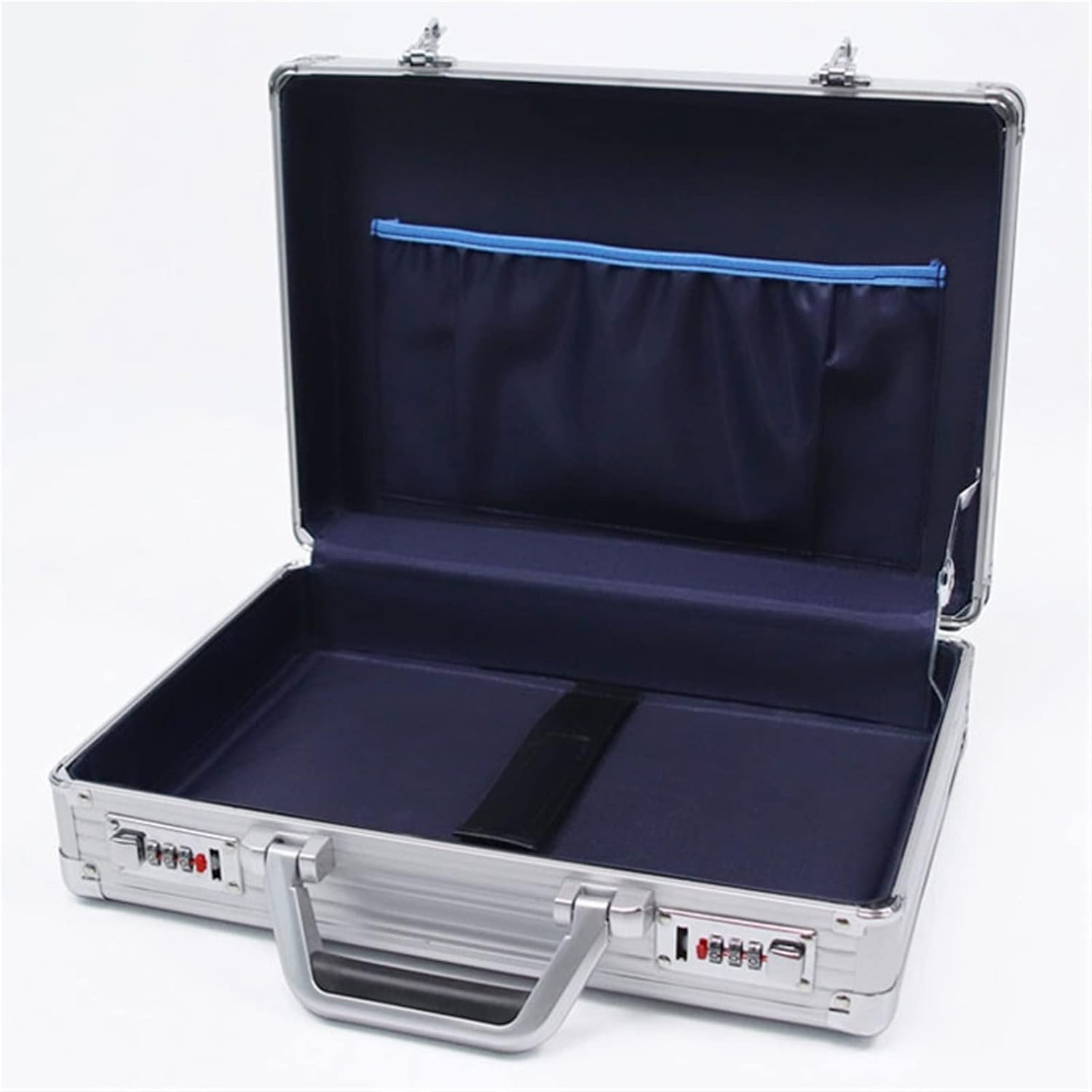 Portable Tool Box Portable Aluminum Hard Tool Box Multifunctional Password Storage Tool Box Suitcase with Handle Storage Box Small Parts Box (Size : 40.5 * 28.5 * 12.5CM)
