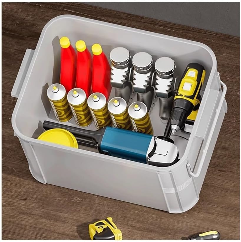 Storage Hardware Toolbox Household Screw Parts Storage Box with Lid Electrical Maintenance Box Multifunctional Art Tool Box for Garage
