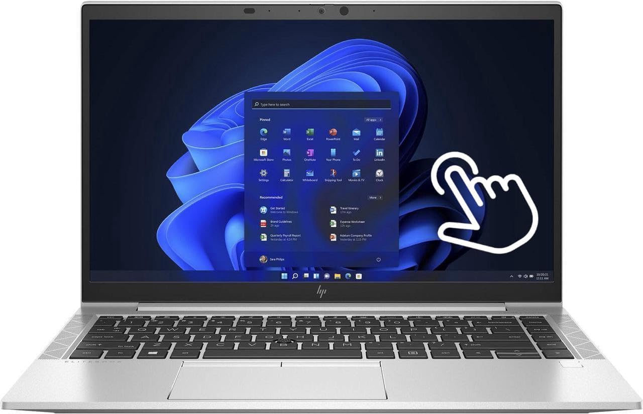 HP Elitebook 840 G8 Business Laptop, 14' 1920 x 1080 FHD Touch, Intel Core i5-1145G7 2.4GHz up to 4.2GHz, 16GB RAM, 256GB M.2 SSD, Windows 11 Pro (Renewed)