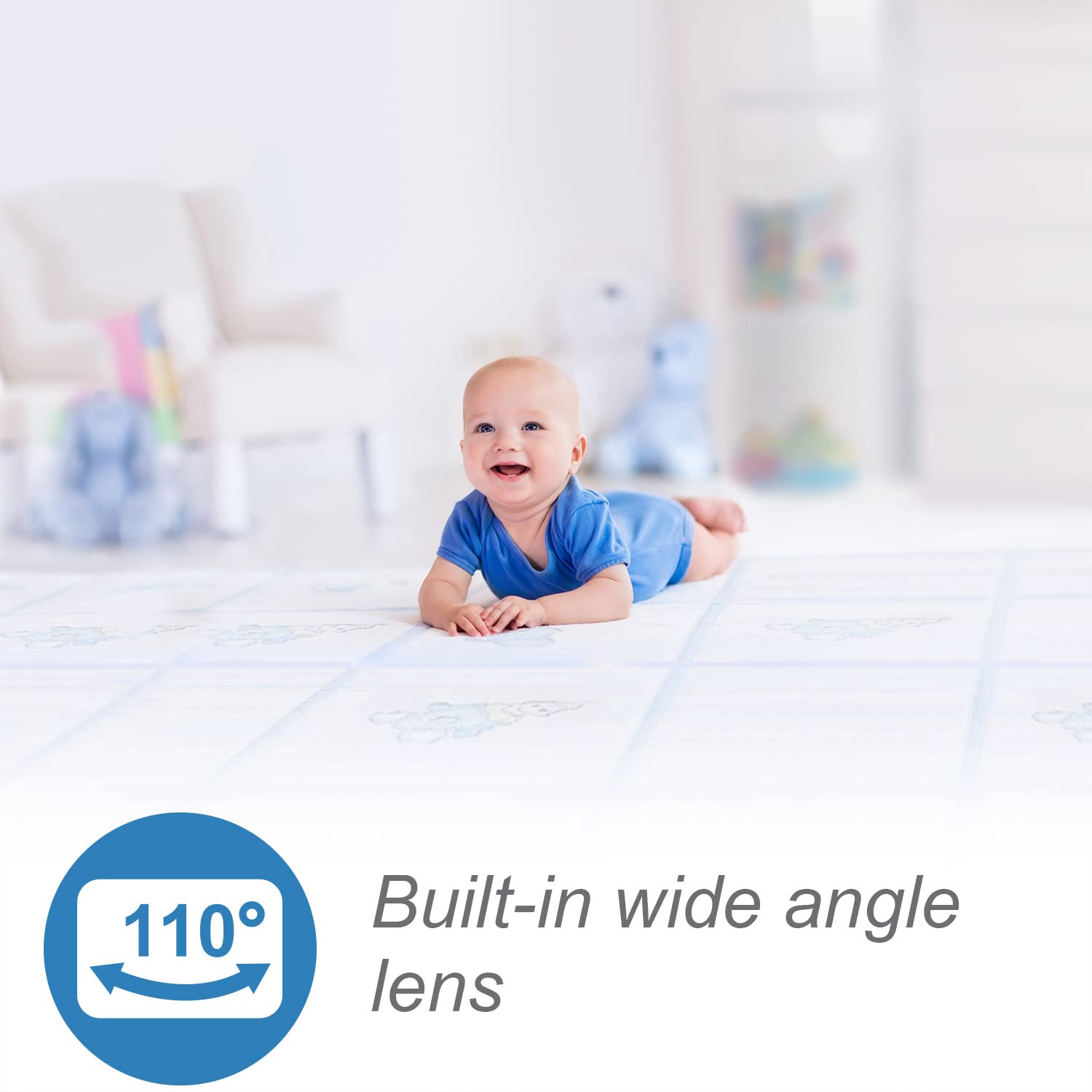 VTech RM7764-2HD Smart WiFi Baby Monitor with 2 Cameras, 1080p HD Video, 360° Pan & Tilt, 10x Zoom, 7' HD Parent Unit, Night Vision, Soothing Sounds, 2-Way Talk, Temperature & Motion Detection