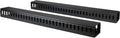 StarTech 2-Pack 20U Vertical Cable Organizer with Finger Ducts, Vertical Cable Management Panel, 40U Rack-Mount Cable Raceway, 2x 3ft (91cm) Wire Organizers