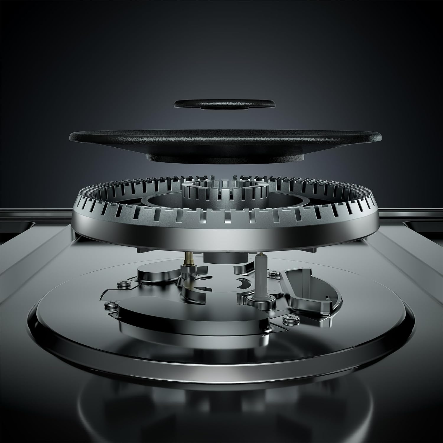 Empava 36 Inch Gas Stove Cooktop 5 Italy Sabaf Sealed Burners NG/LPG Convertible in Stainless Steel