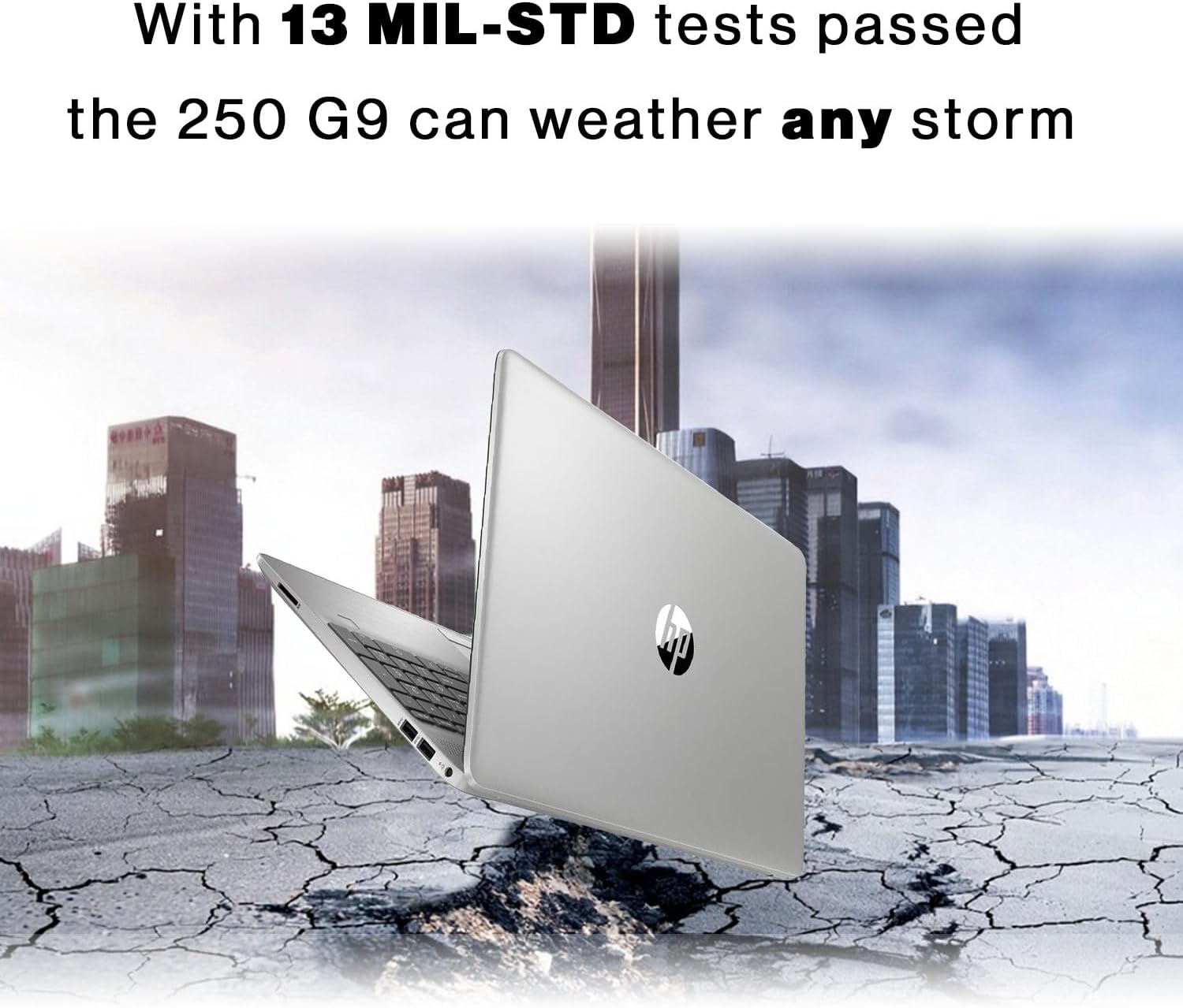 HP 250 G9 Laptop, 15.6' FHD Screen, Intel Celeron Dual Core Processor Series, 8GB RAM, 256GB SSD, Windows 11 Pro, Anti-Glare Coating, HD Camera with Temporal Noise Reduction
