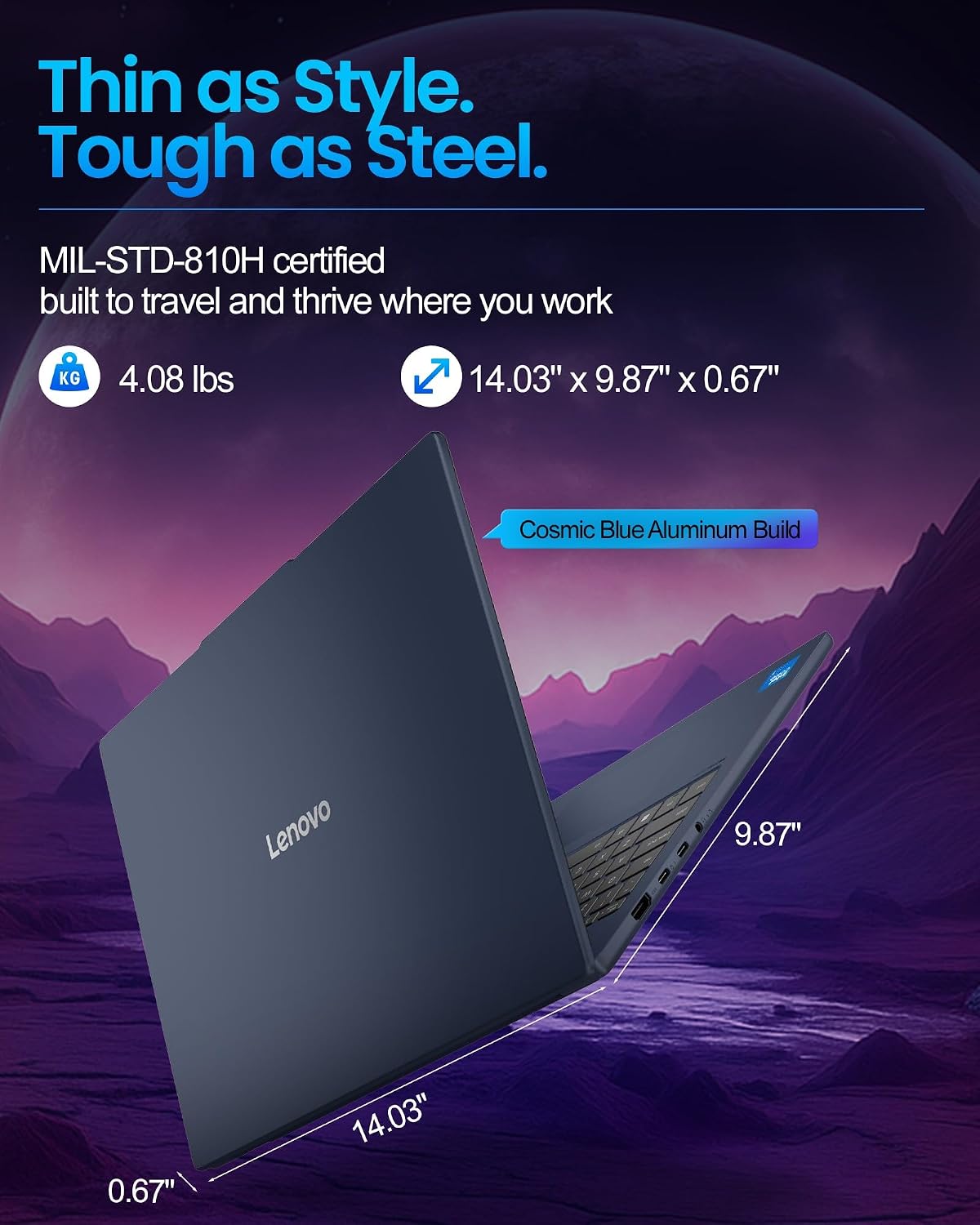 Lenovo IdeaPad Copilot+ Business Laptop - 16' FHD+ Touchscreen - Intel 10-Core 7 240H(Beat Ultra 7 255U) - Facial Login IR Cam - Backlit KB - Win 11 Pro - Redrgon Bundle (64GB DDR5 | 2TB SSD)