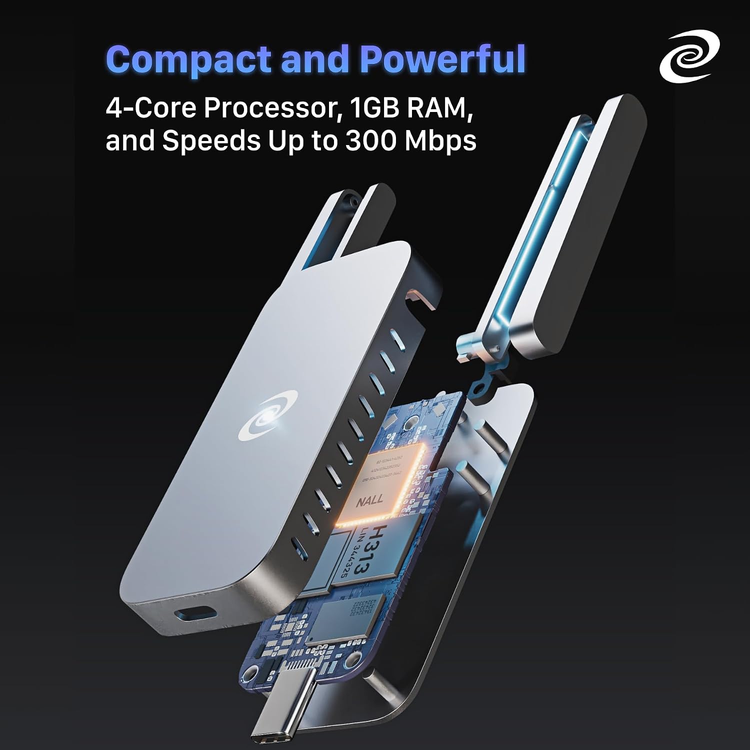 Deeper Connect Air(2023 Version) Portable WiFi Wireless Router Hotspot Device, Lifetime Free Router VPN for Travel Privacy, Compact VPN Routers for Home and Remote Work