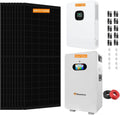 10KW Off Grid Solar System Complete Kit with 16PCS*550W Solar Panels 48V 10KW Off Grid Inverter 2Sets 51.2V LiFeP04 Battery (16pcs*550W+1 * 10KW Inverter+3Sets*10kwh Battery)