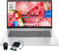 HP 17 inch Touchscreen Laptop Computer Business, MS Office, 17.3' HD+ Display, Intel 10-Core i7-150U(up to 5.4 GHz), Backlit Keyboard, Wi-Fi 6, Windows 11 Pro(32GB RAM|1 TB SSD)