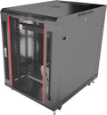 15U Server Rack Cabinet 35' Deep, Deployment-Ready Network Rack Enclosure with PDU, Fan & Shelf, Rolling IT Cabinet for Installers, AV Systems & Infrastructure