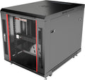 12U Server Rack Cabinet 35' Deep, Deployment-Ready Network Rack Enclosure with PDU, Fan & Shelf, Rolling IT Cabinet for Installers, AV Systems & Infrastructure