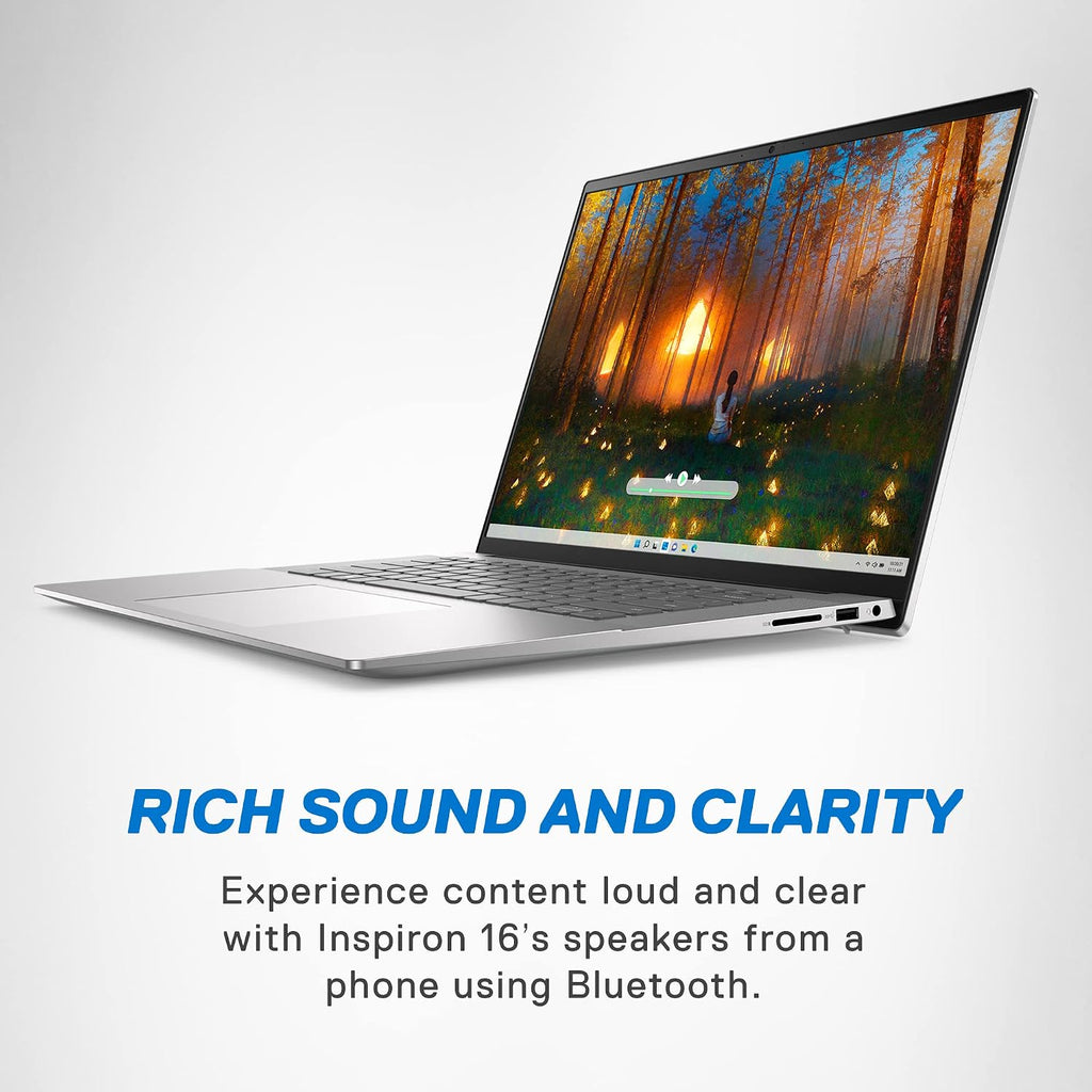 Dell Inspiron 5630 Laptop - 16.0-inch 16:10 FHD+ (1920x1200) Display, Intel Core i7-1360P, 16GB LPDDR5 RAM, 1TB SSD, Intel Iris Xe Graphics, Windows 11 Pro, Premium Support & Dell Migrate - Silver