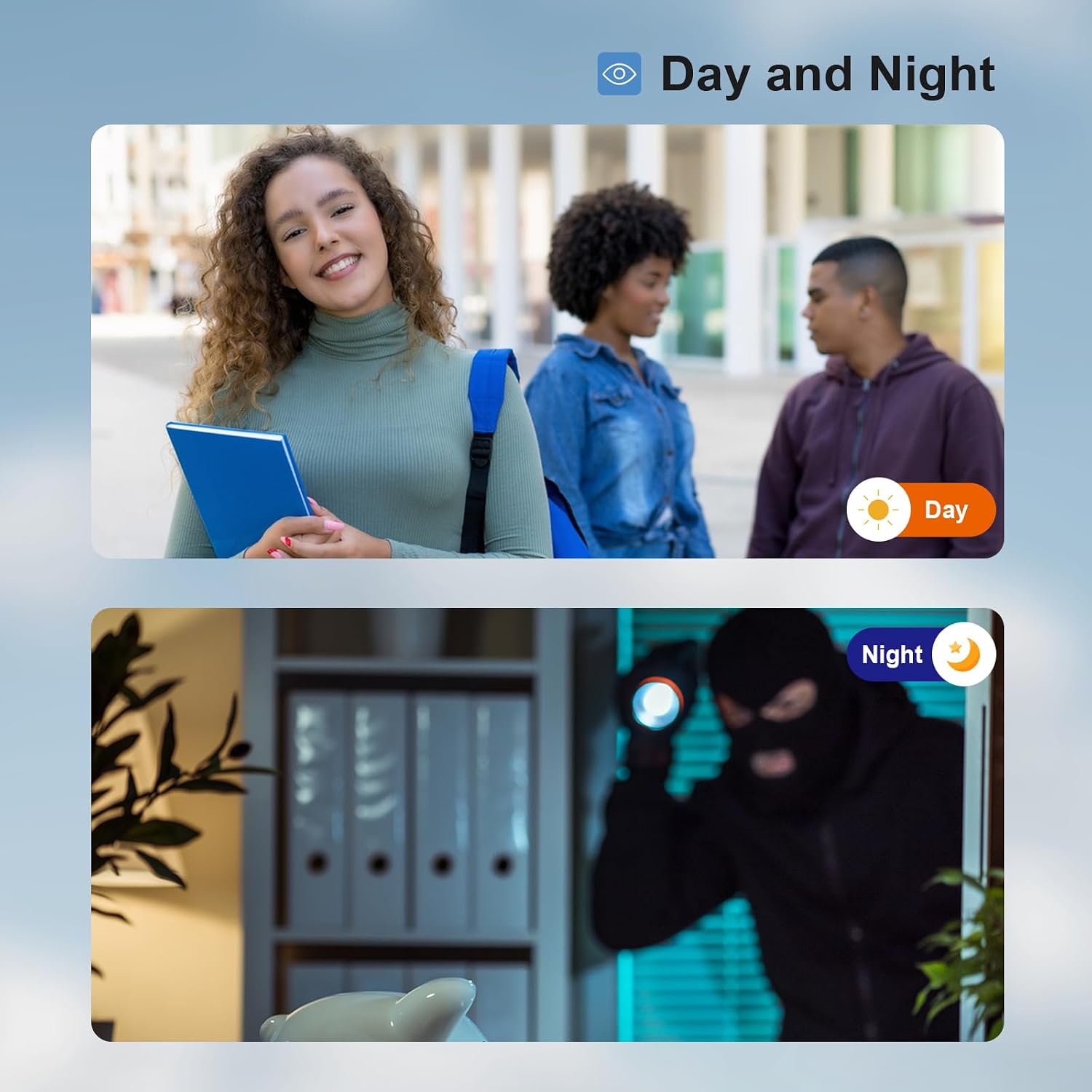 Wifi Wired Video Doorbell System (Wiring Required), 10 Inch High-Definition Monitor +Ring Camera, Support Two-Way Intercom Tuya APP Remote Control & 1080P IR Night Vision for Villa Home Apartment