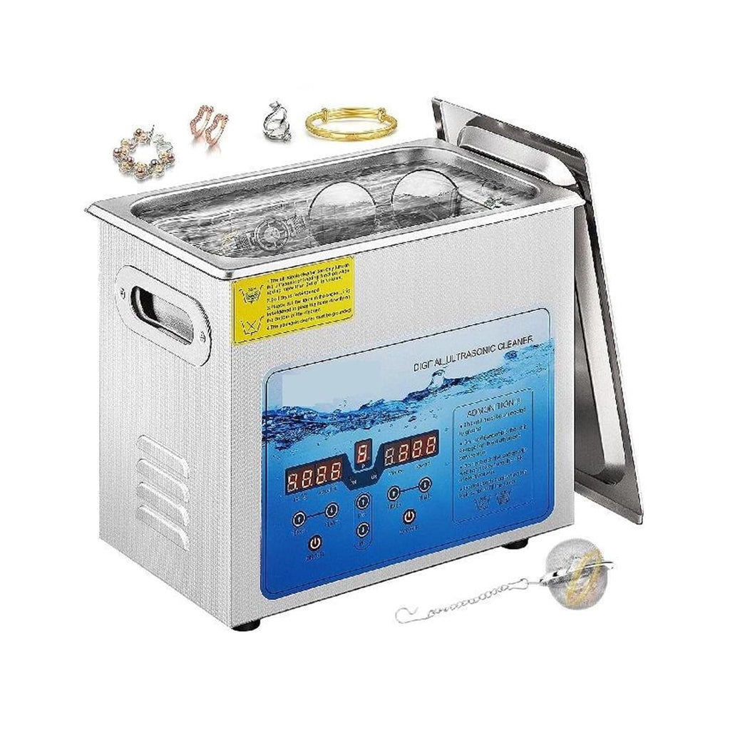 Ultrasonic Cleaners, 3L 6L 10L 15L Ultra Cleaner Mini Portable Washing Machines 36-40KHz Adjustable Frequency Dish Washers Home Appliance(3L)