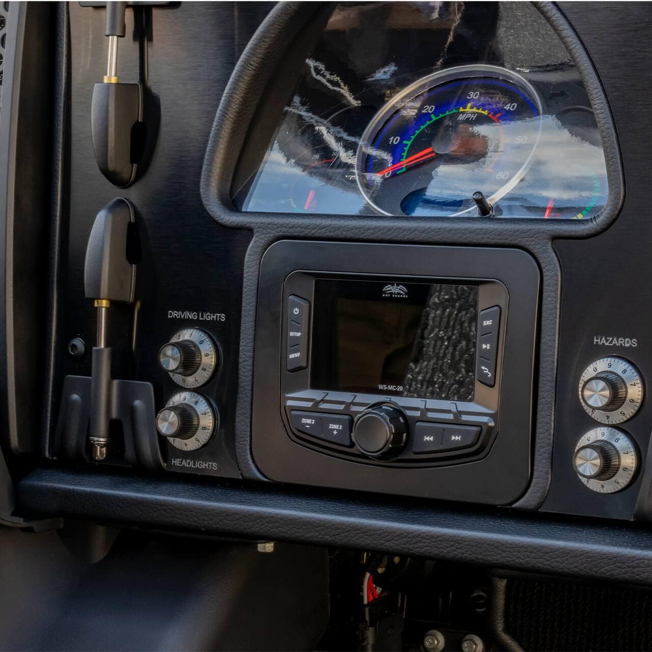 Wet Sounds | WS-MC-20 | Compact 2-Zone Media Receiver Source Unit with SiriusXM-Ready®