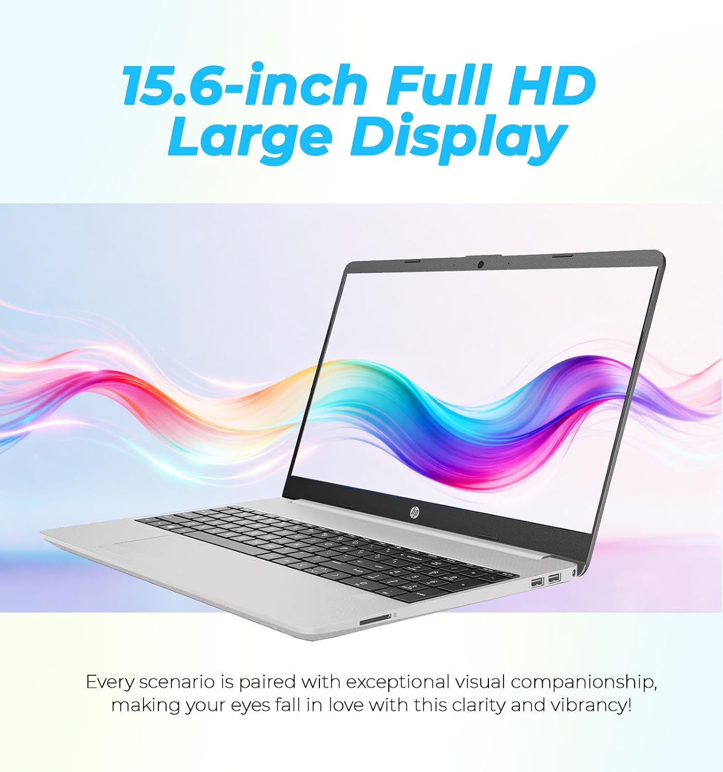 HP 15.6 inch FHD Business Laptop | Intel Dual Core Processor Series | 16GB RAM | 1TB SSD | SD Card Reader | Long Battery | Wi-Fi 6 | Windows 11 Pro | School, Business & Productivity