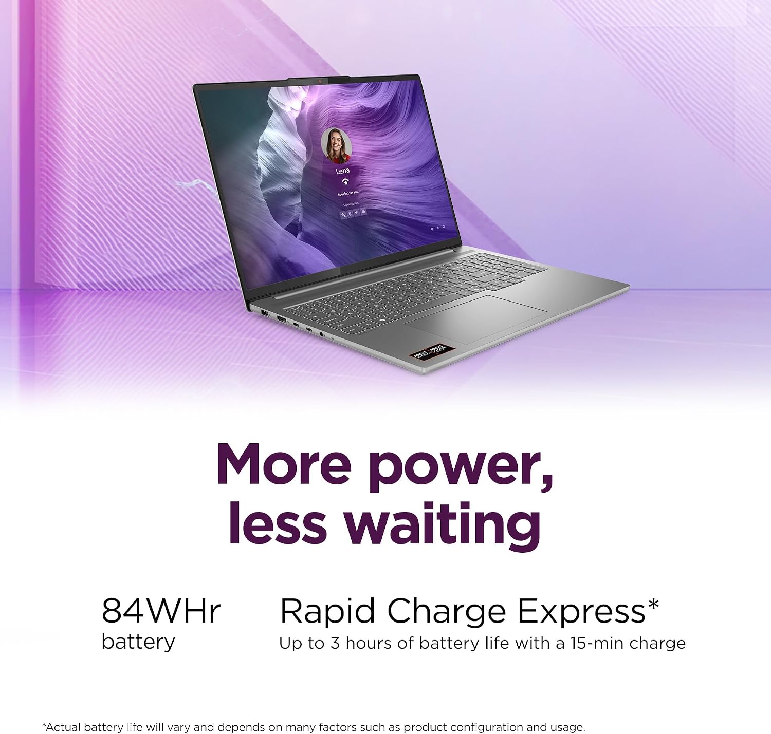 Lenovo IdeaPad Pro 5-2025 - 16' OLED 2880 x 1800 120Hz Display - 16GB Memory - 1 TB Storage - Ryzen AI 7 350 - NVIDIA GeForce RTX5050 - Windows 11 Home - Luna Grey
