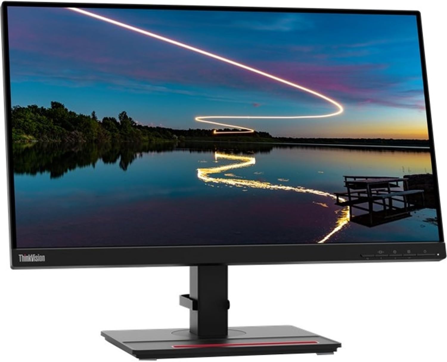 Lenovo ThinkVision T24m-20 24' Class Webcam Full HD LCD Monitor - 16:9 - Raven Black