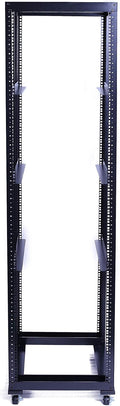 4 Post Open Frame 19inch Server/Audio Steel Rack Aluminum (36U-24)
