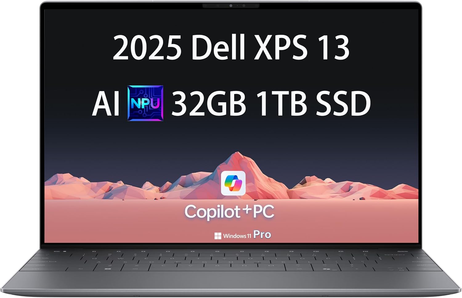 Dell XPS 13 9345 Laptop, Copilot+ AI PC (13.4'' FHD+ 120Hz, Qualcomm 12-Core Snapdragon X Elite, 32GB 8848MT/s RAM, 1TB SSD), Thin & Light, 27 Hours Battery Life, Wi-Fi 7, Win 11 Pro (Renewed)