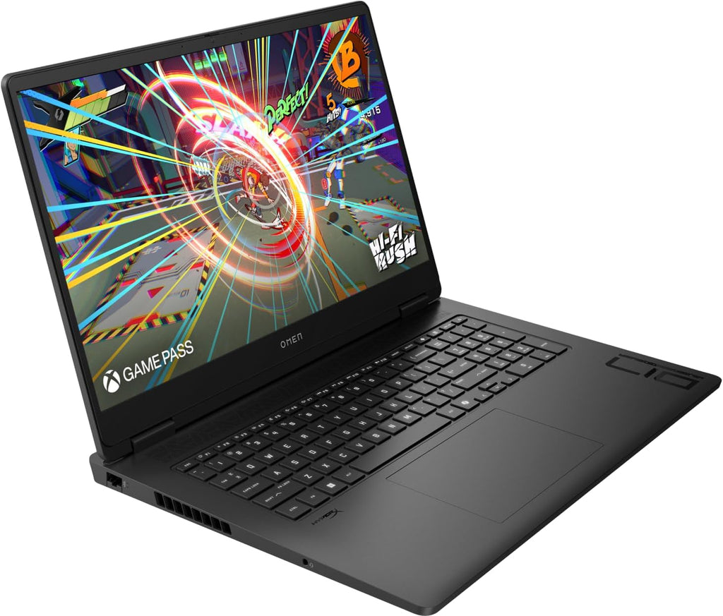 HP Omen 17.3' 144Hz FHD (1920x1080) IPS Laptop 2025 New | AMD Ryzen AI 9 365 10-Core | NVIDIA GeForce RTX 5060 | Single-Zone RGB Backlit Keyboard | Wi-Fi 6E | 32GB DDR5 2TB SSD | Win11 Pro