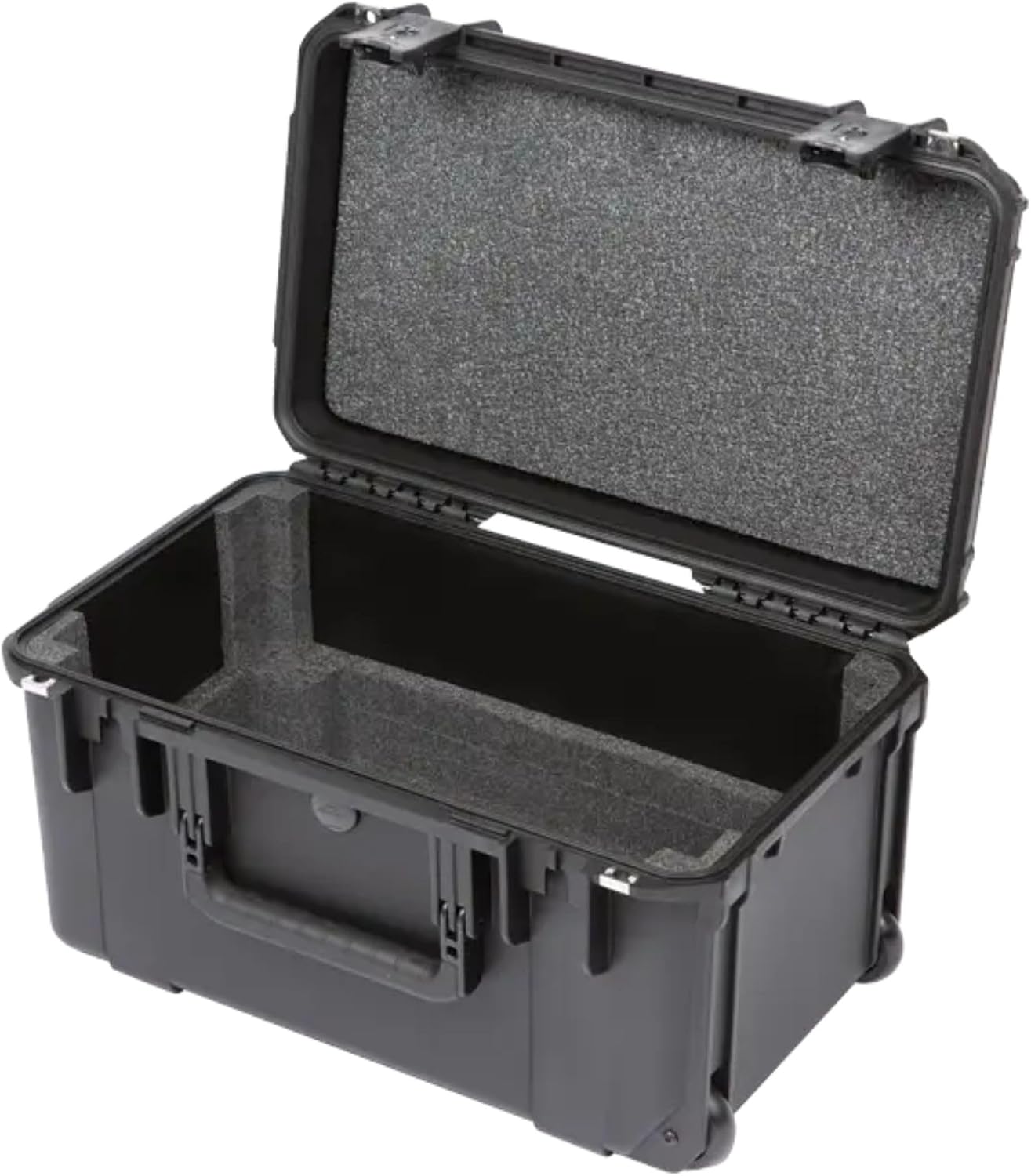 SKB iSeries 3U Shallow Fly Rack, Waterproof Polypropylene Hard Case with Durable Latches for Travel and Storage, Ideal for Musicians, 9 Inch, Black