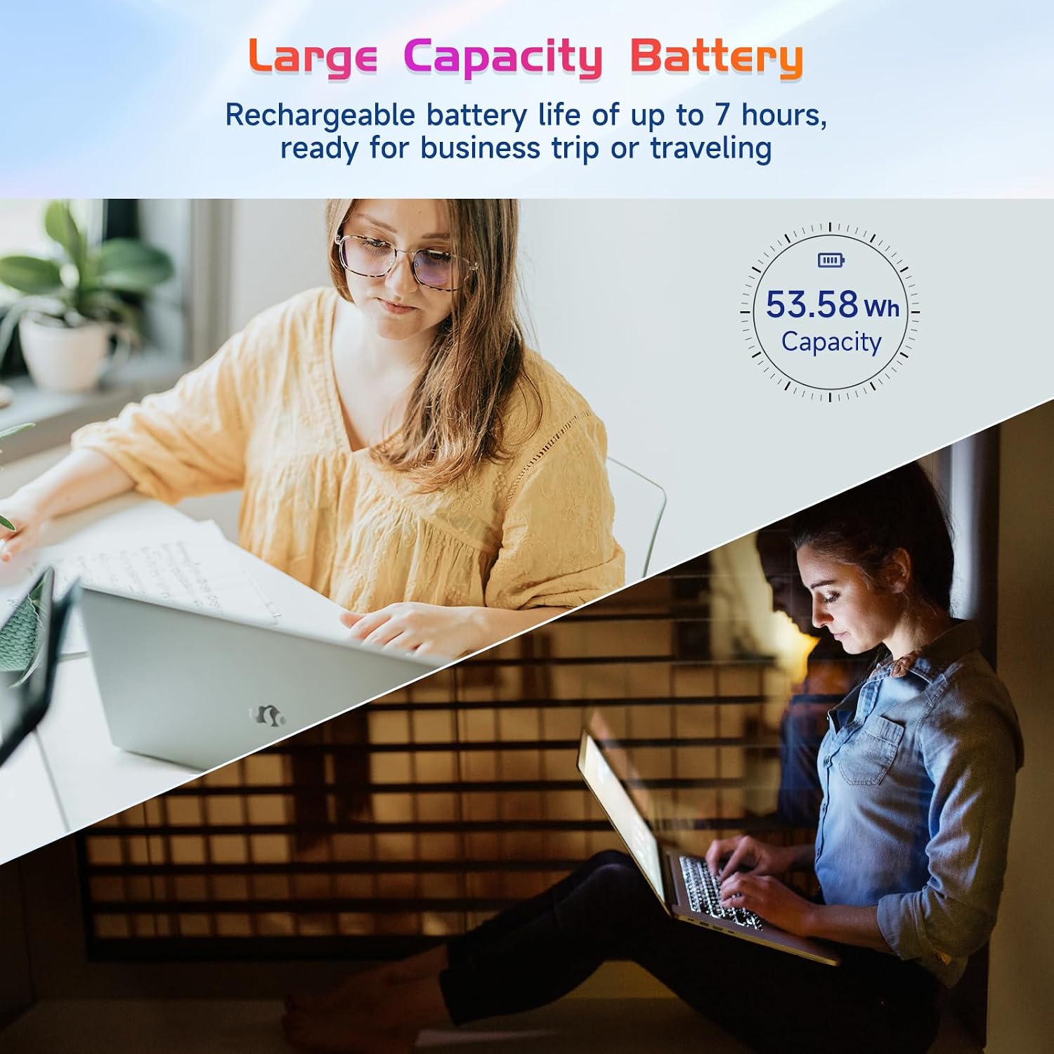 NIMO 17.3' FHD-Business-Laptop, Intel 6 Core I3-1215U (Up to 4.4GHz, Beat R5 7520U) 32GB RAM 1TB SSD Student-Computer with 65W Type C Backlit KB Fingerprint, for Home and Work