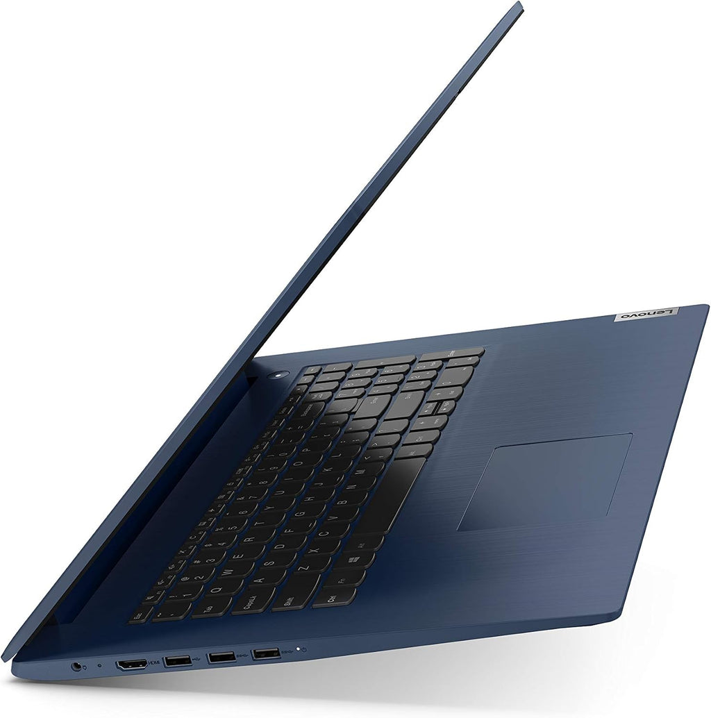 Lenovo IdeaPad 3 17.3' HD+ LED Backlit Display Laptop, Intel Core i5-1035G1 Processor, 8GB RAM, 256GB SSD, HDMI, WiFi, Bluetooth, Webcam, Windows 10, Abyss Blue, W/IFT Accessories