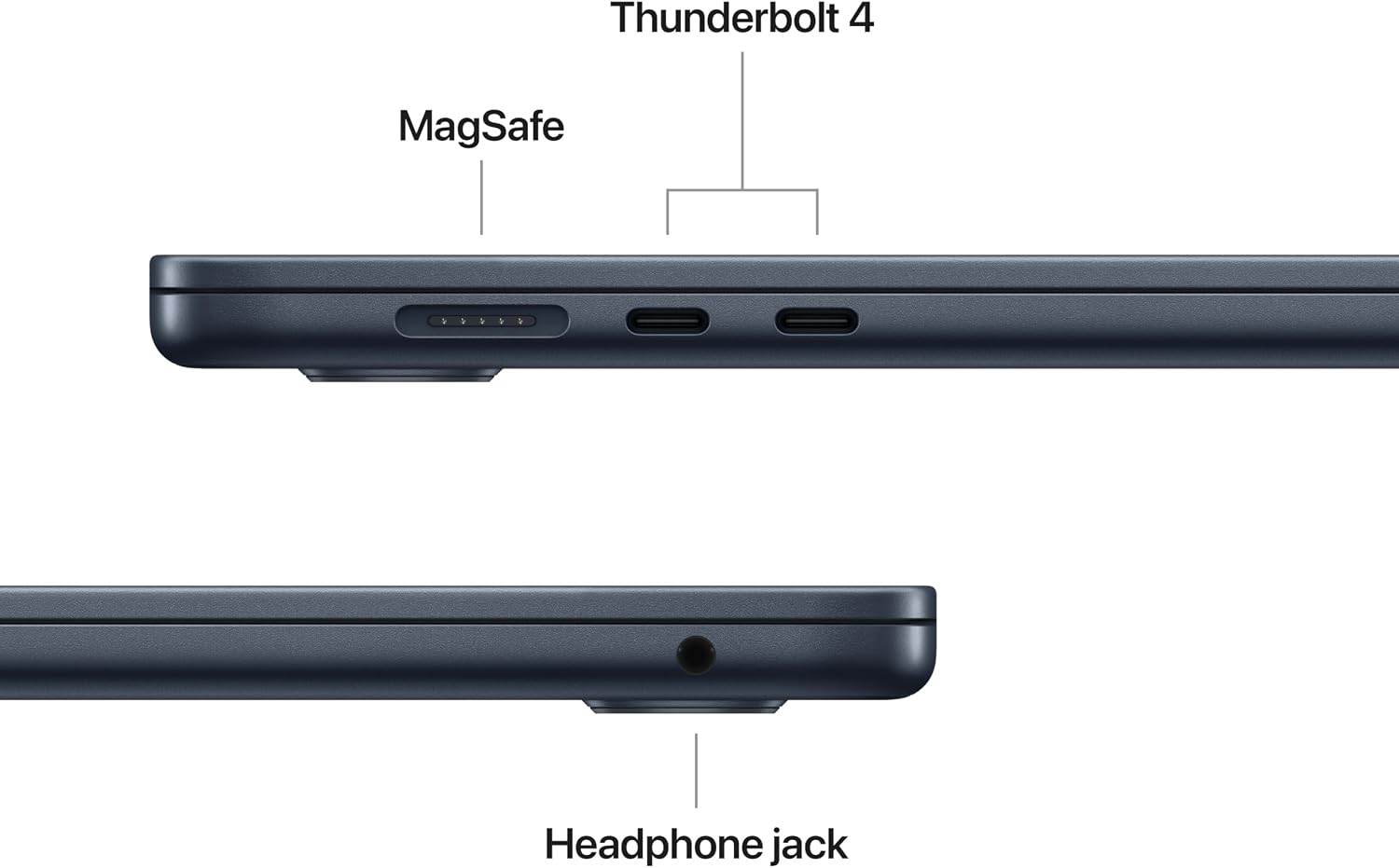 Apple 2025 MacBook Air with Apple M4 chip (15-inch, 16GB Unified Memory, 256GB SSD Storage) (QWERTY English) Midnight (Renewed)