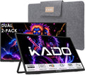 Kado Dual Portable Monitor Setup - 2-Pack 15.6'' FHD 1080p Triple Monitor Extender for Laptop and Desktop PC, USB-C HDMI Gaming Office Ultra-Slim IPS Display, 180° Kickstand Built-in Speakers