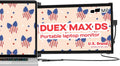 Mobile Pixels New Duex Max DS 14.1'' FHD 1080p Laptop Screen Extender, USB Type-C/HDMI Ports, Portable Monitor for 14'' to 17 Inch Laptops, Compatible with macOS/Windows/Apple/Android/Switch(Black)