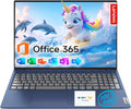 Lenovo IdeaPad 15.6' Laptop, Intel Dual-Core CPU, 8GB RAM, 128GB eMMC, Wi-Fi 6, USB-C & HDMI, Windows 11 + 1-Year Microsoft Office 365, w/Dolby Audio & Privacy Shutter & WOWPC Recovery USB (Renewed)