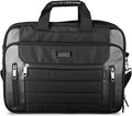 Kenneth Cole Reaction Keystone 1680d Polyester Dual Compartment 17' Laptop Business Portfolio, Black