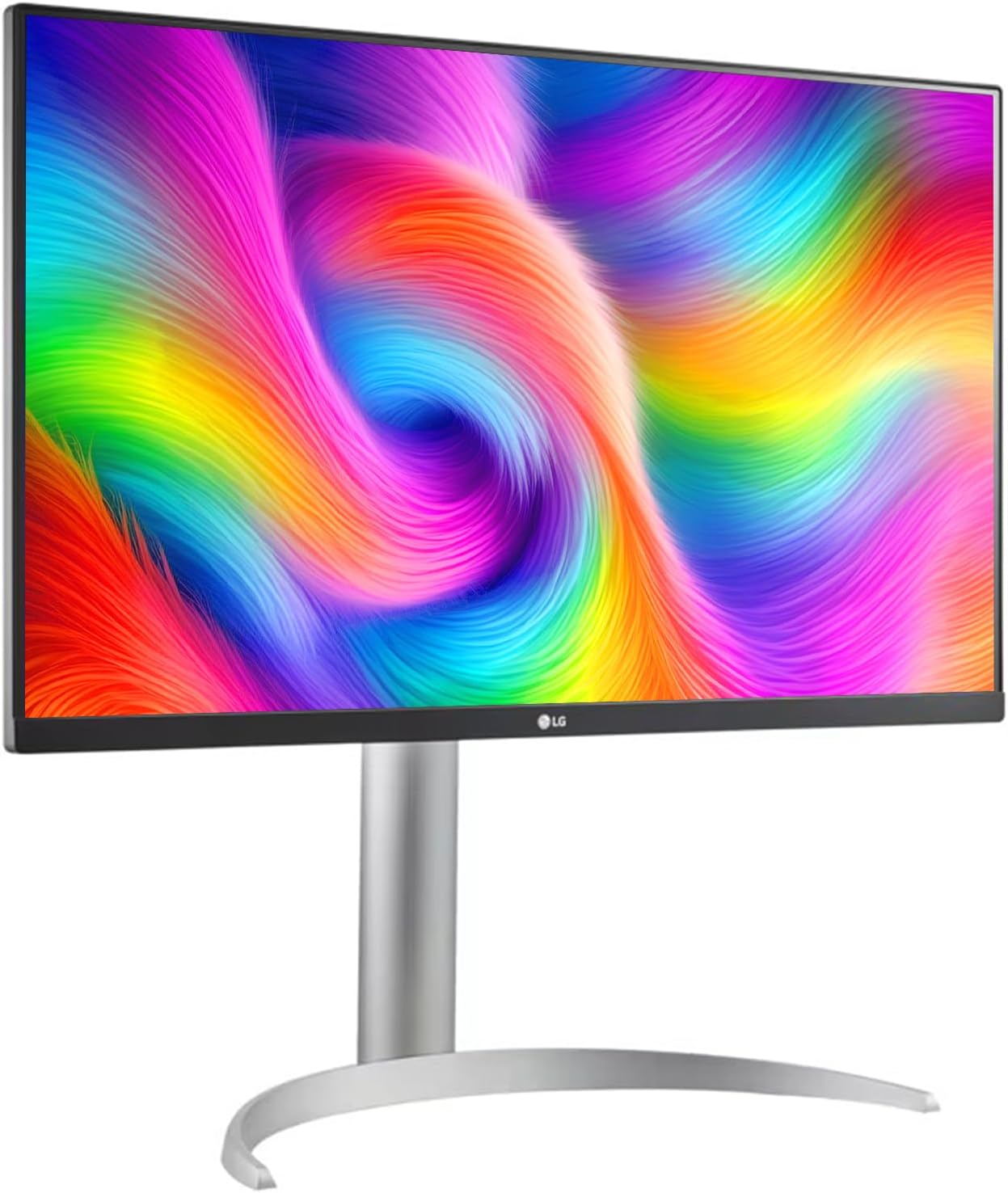 LG 27 inch 4K UHD (3840x2160) Ultrafine IPS Computer Monitor, VESA DisplayHDR 400, 5ms, 95% DCI-P3, Dynamic Action Sync, USB Type-C 90W PD, HDMI, DisplayPort, Height/Tilt/Pivot Adjustable Stand
