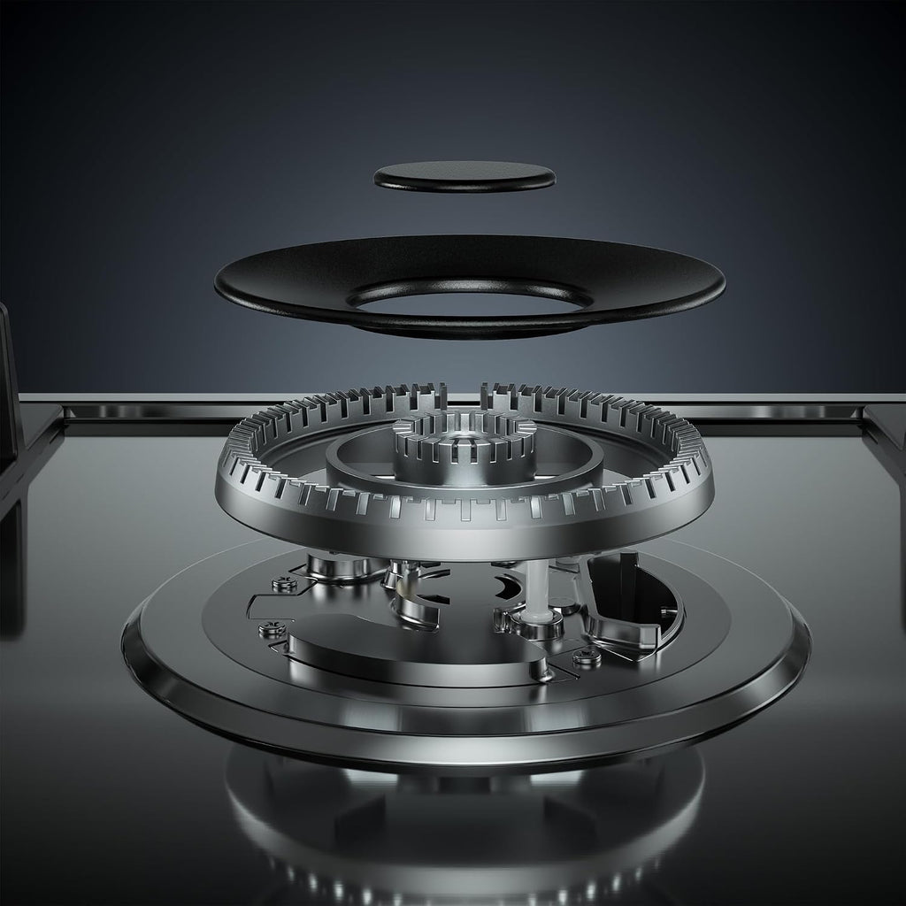 Empava 36 Inch Gas Cooktop with 5 Sealed SABAF Burners, Stainless Steel Built-in Stove Top, LPG/NG Convertible, Auto Electric Pulse Ignition, Flame Failure Protection