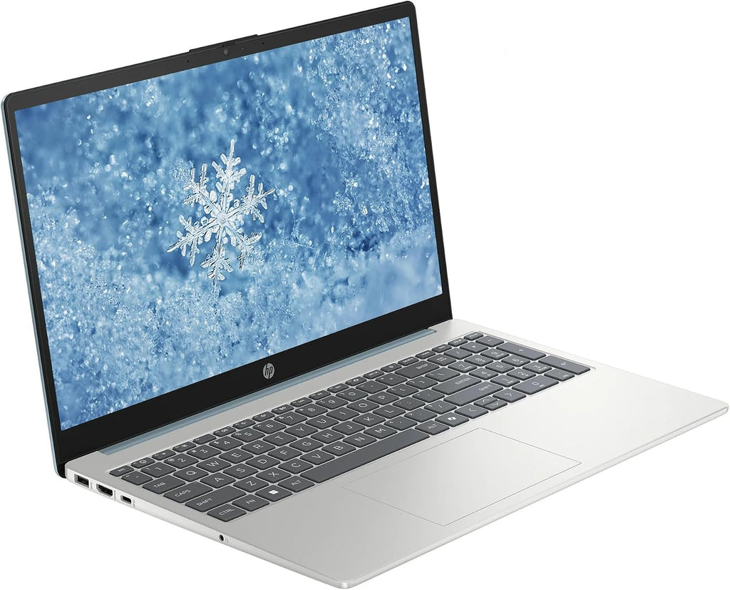 HP 15.6' FHD Touchscreen Business & Student Laptop, 16GB RAM 512GB SSD, 8-Cores Intel Core i3, Windows 11, PLUSERA Earphones, Moonlight Blue