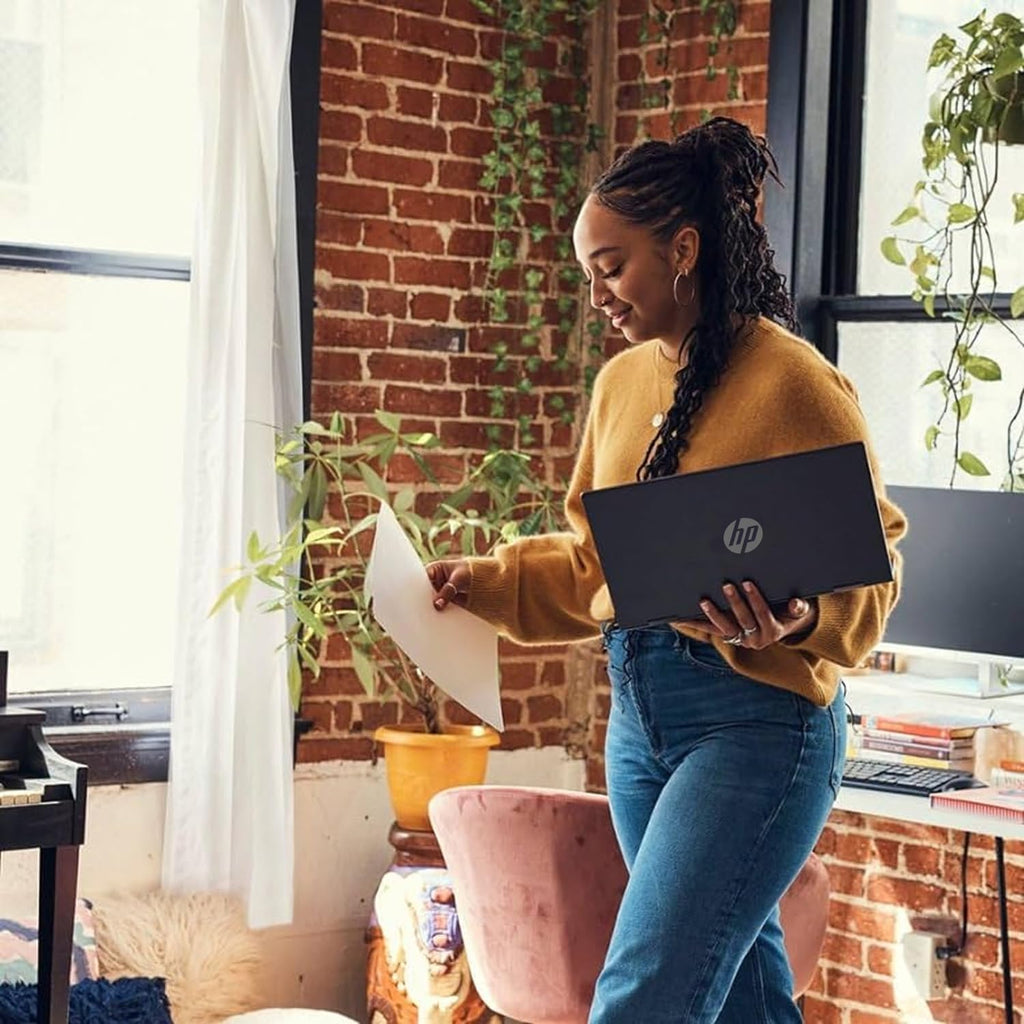 HP 15 Laptop(Include 1 Year Office 365), 16GB RAM, 256GB SSD, 15.6' FHD 1080p IPS Display, AMD Athlon Silver 3050U Processor, Ethernet Port RJ-45, SD Card Reader, Windows 11 Pro, WOWPC Recovery USB