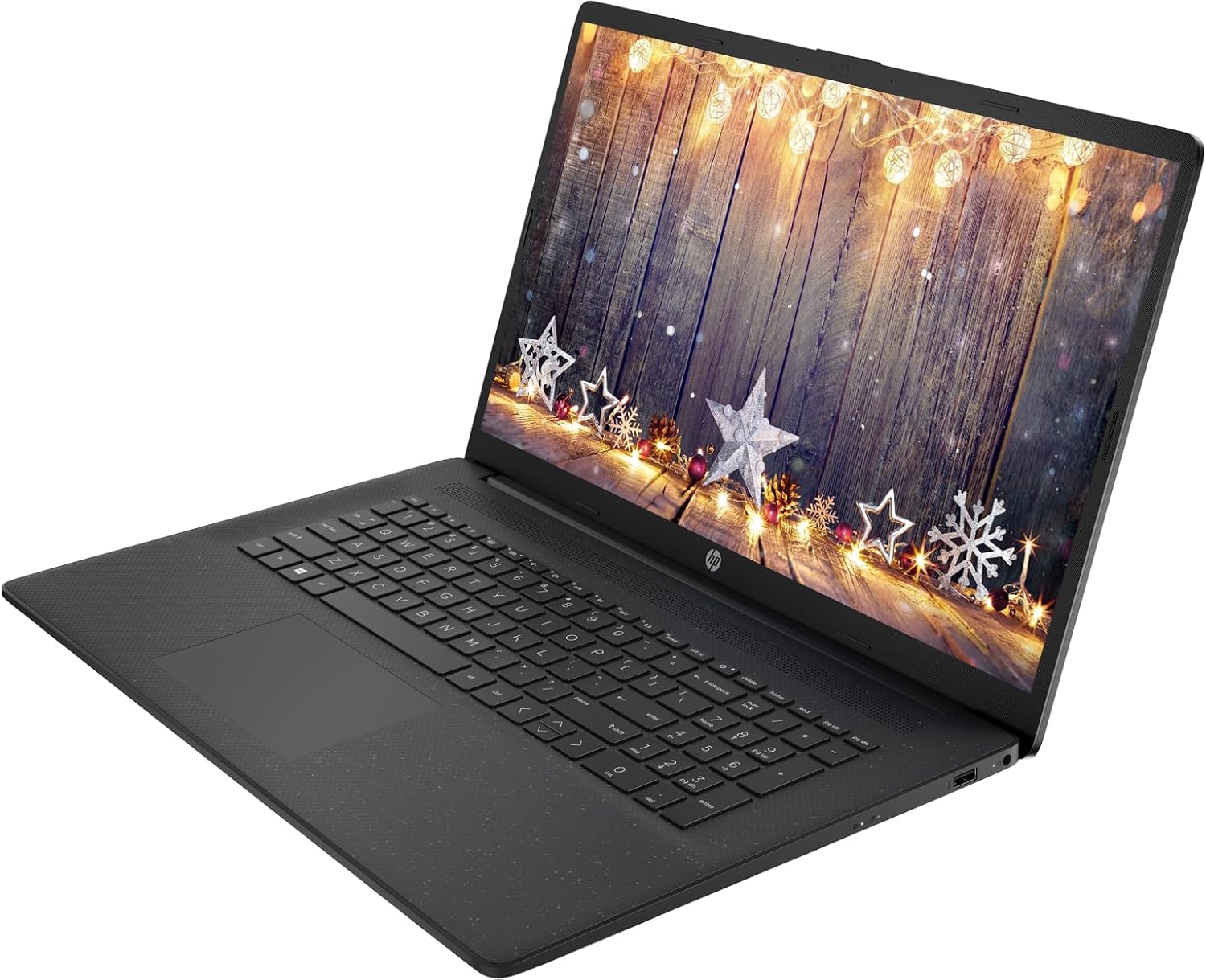 HP 17.3' Business Laptop Computer, 10-Core Intel Core i5, Windows 11, PLUSERA Earphones (Jet Black, 16GB RAM | 256GB SSD)