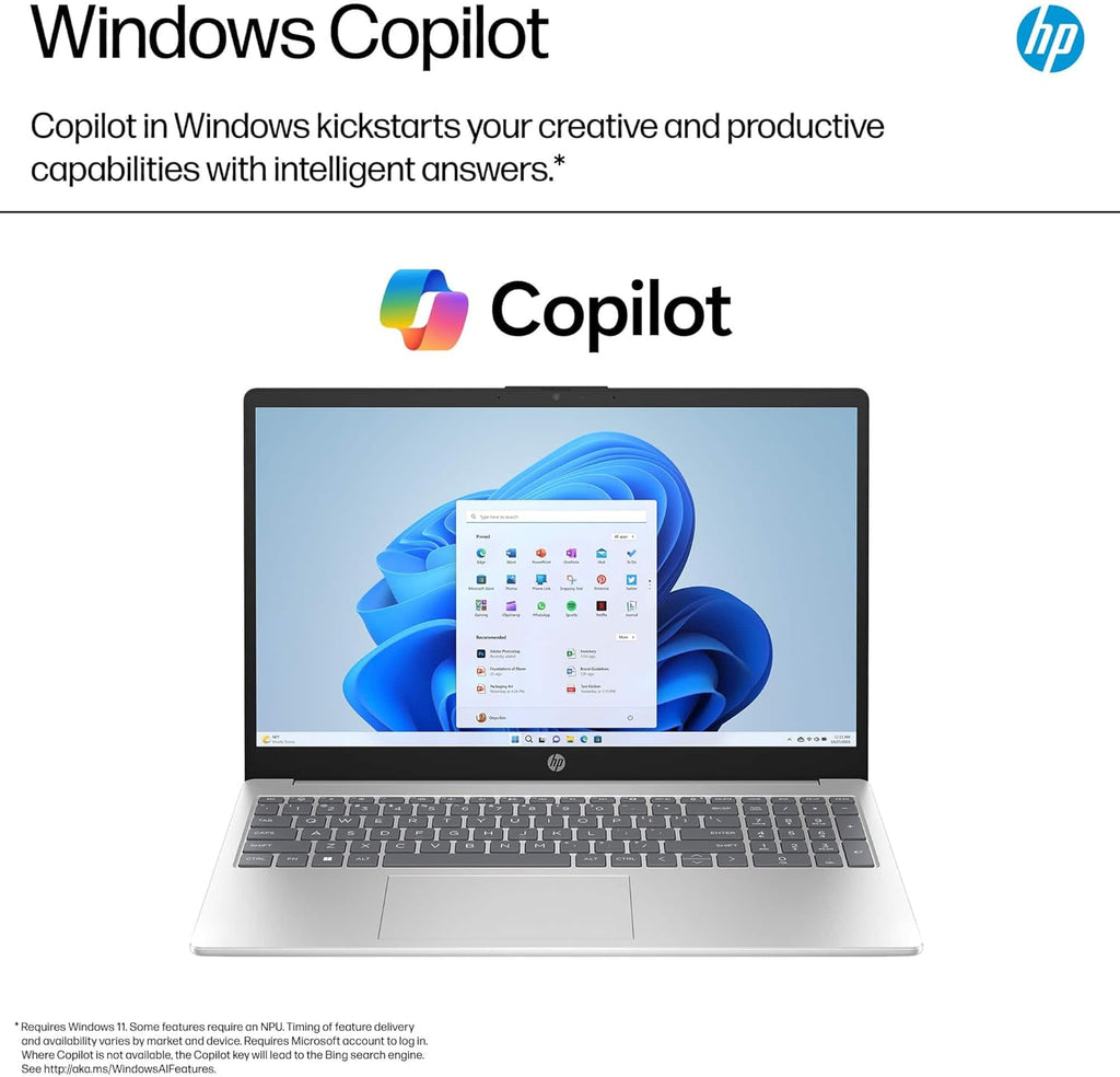 HP 15 Laptop (15.6' FHD Touchscreen, Intel Core i5-1334U (> i7-1255U), 16GB RAM, 512GB SSD) for Business, Students, Home, 10-Hour Long Battery Life, Webcam, Wi-Fi 6, Numpad, Fast Charge, Win 11 Pro