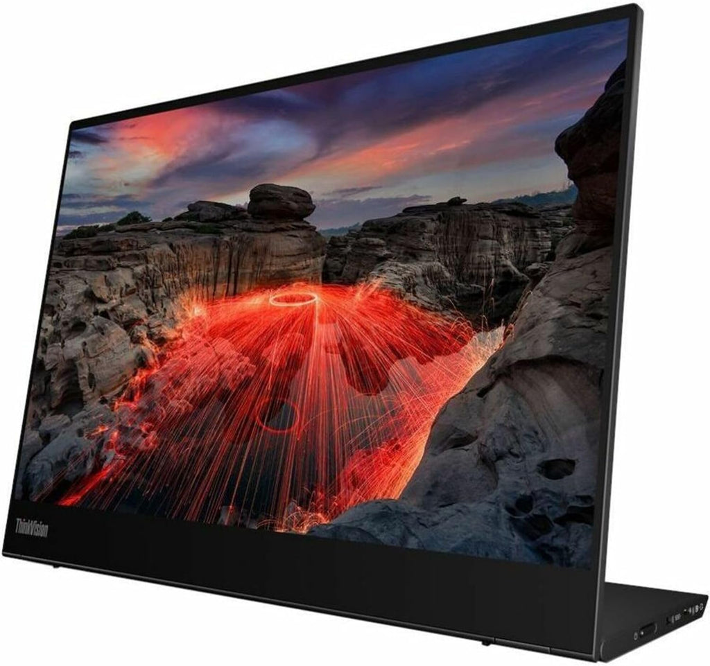 Lenovo ThinkVision M14t 14' Class LED Touchscreen Monitor - 16:10-6 ms - 14' Viewable - Capacitive - 10 Point(s) Multi-Touch Screen - 2240 x 1400 - Full HD - in-Plane Switching (IPS) Technology - 16
