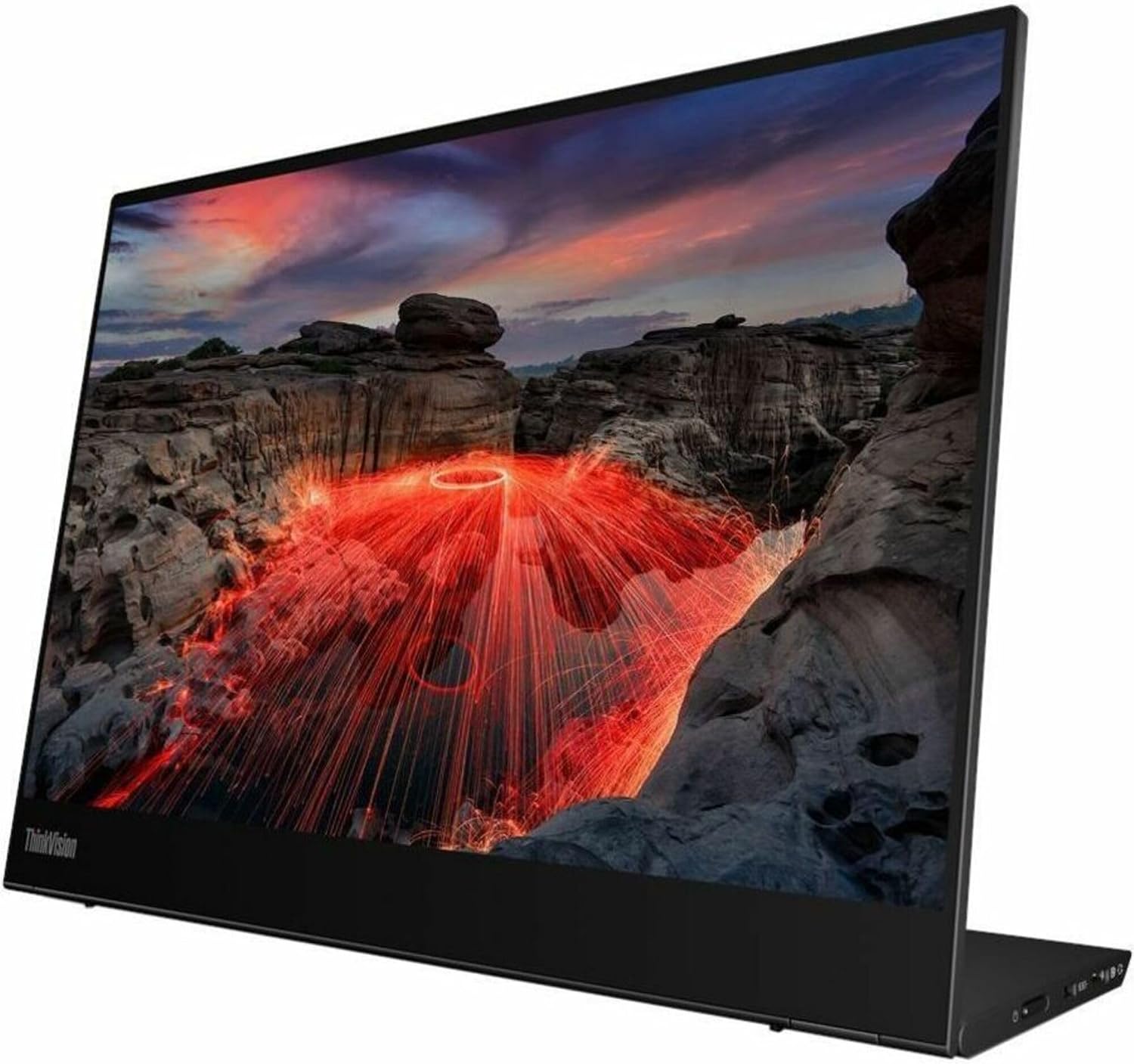 Lenovo ThinkVision M14t 14' Class LED Touchscreen Monitor - 16:10-6 ms - 14' Viewable - Capacitive - 10 Point(s) Multi-Touch Screen - 2240 x 1400 - Full HD - in-Plane Switching (IPS) Technology - 16