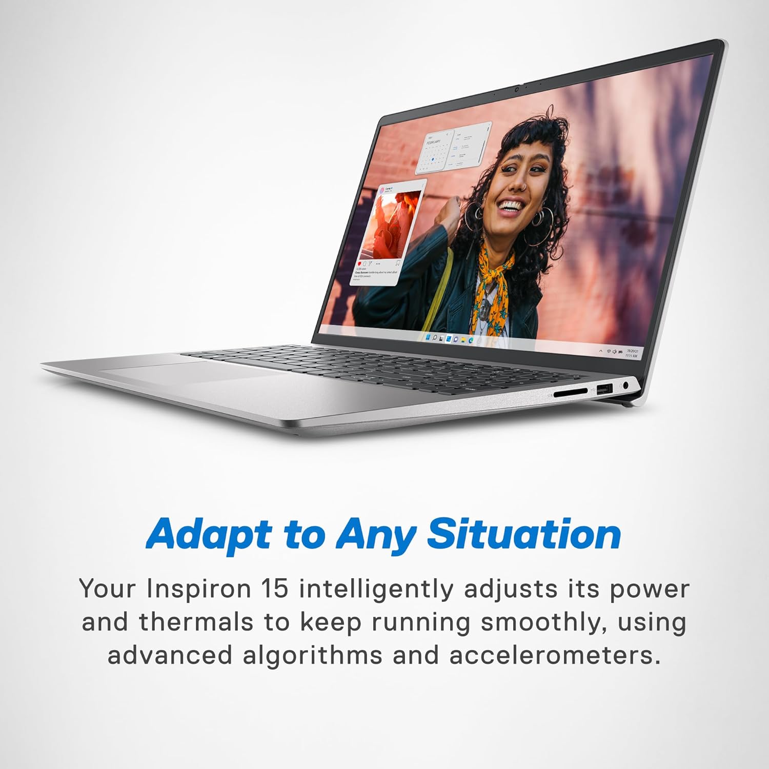 Dell Inspiron 15 3530 Laptop - 15.6-inch FHD (1920 x 1080) Touchscreen Display, Intel Core i7-1355U, 16GB DDR4 RAM, 1TB SSD, Intel Iris Xe Graphics, Windows 11 Home, 6-Months Migrate - Platinum Silver