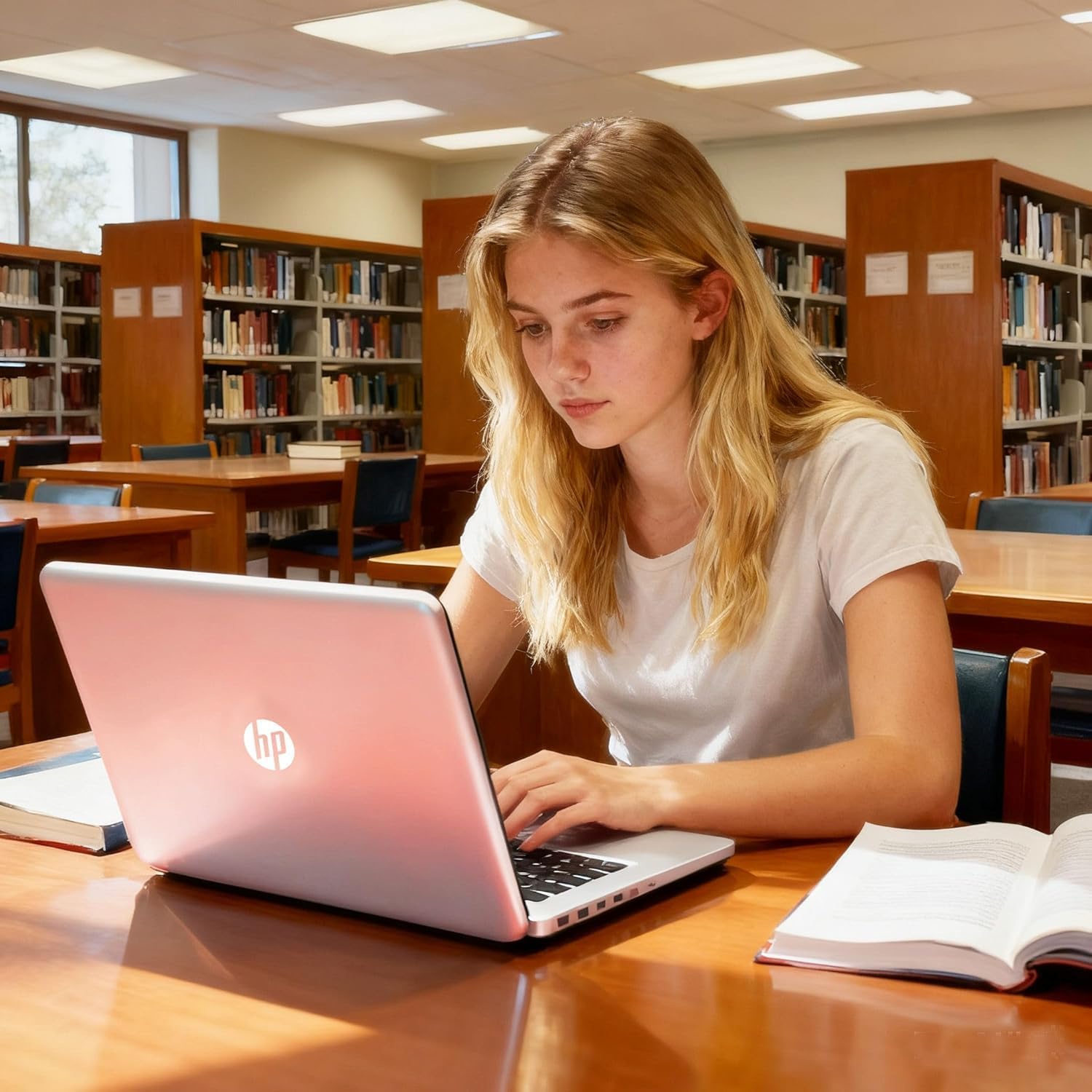 HP Essential Laptop with Office 365 - Copilot AI - Intel Core | Thin & Portable, Anti-Glare Display, 1TB OneDrive + 64GB SSD, Win11, 12hrs Battery, Fast, Smart, Home & Student Friendly