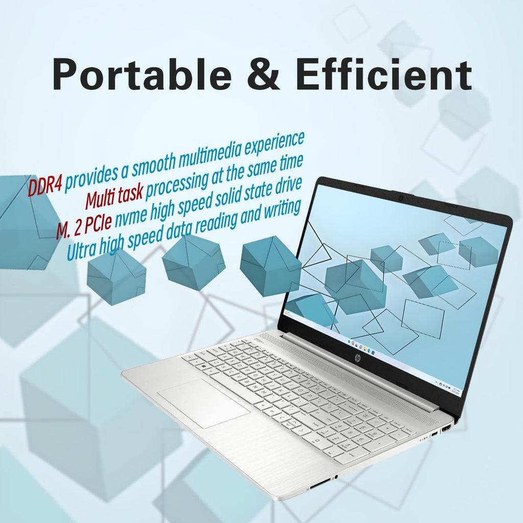 HP Laptop| 15.6' HD | Intel Processor | 32GB DDR4 RAM | 1TB SSD | Intel UHD Graphics | Win11 Pro | 720p HD Camera | WiFi & Bluetooth | School, Business & Productivity