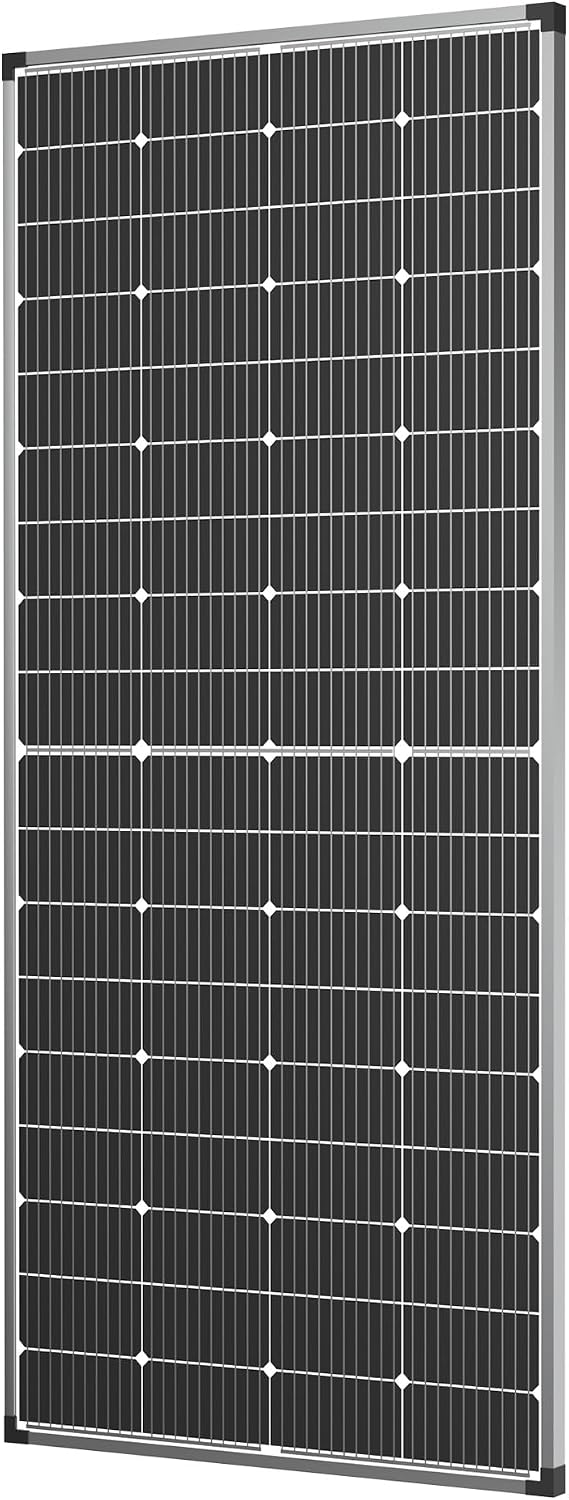 Solar Panel 250W 12 Volt 10BB Cell,Monocrystalline High-Efficiency 250 Watt 12V PV Module Power Charger for RV Caravan Marine Camper Rooftop Farm Battery and Other Off-Grid Applications
