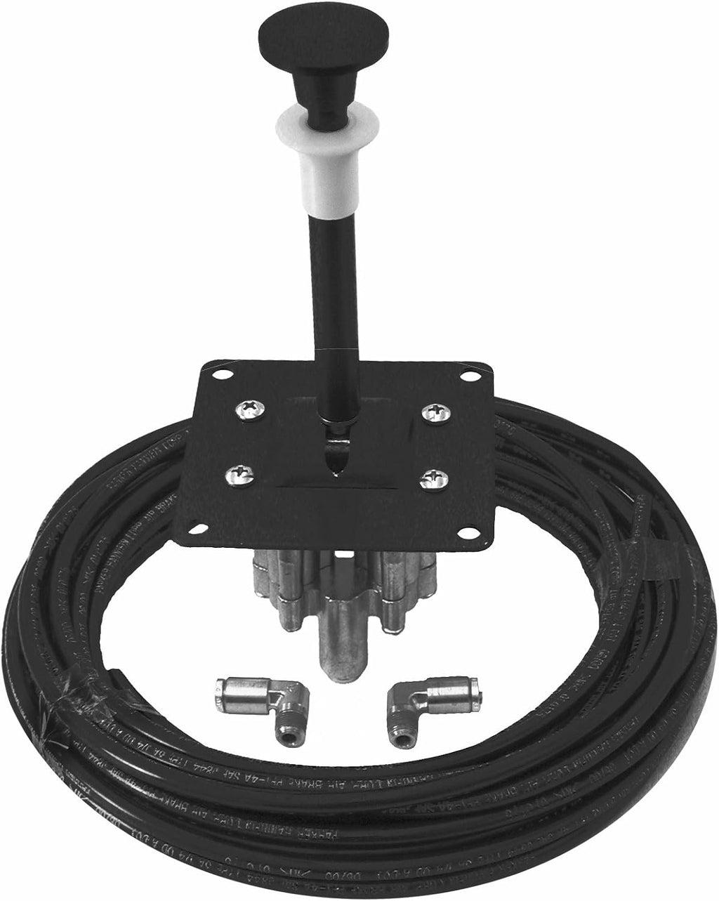 Buyers Products K1010AS 4-Way, 3-Position Manual Air Control Valve, Non-Feathering, Locking Neutral Control Kit, Pneumatic Air Shift Pump