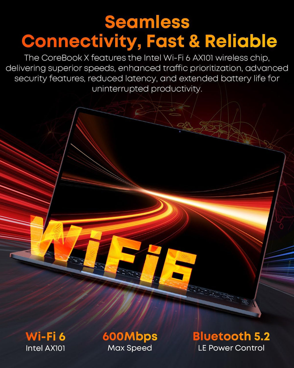 CHUWI Gaming Laptop, AMD Ryzen 5 (Beat i7-1355U), 16GB RAM 512GB SSD, Windows 11 Pro Laptop with Office, 14 Inch IPS 2160 * 1440 Display, Backlit Keyboard, WiFi 6, BT 5.2, HDMI